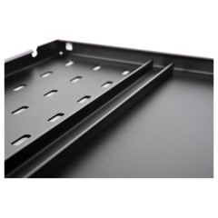 Полка стационарная для аккумуляторов ЦМО СВ-58АК-9005 1U нагр.:200кг. 19" 580мм черный