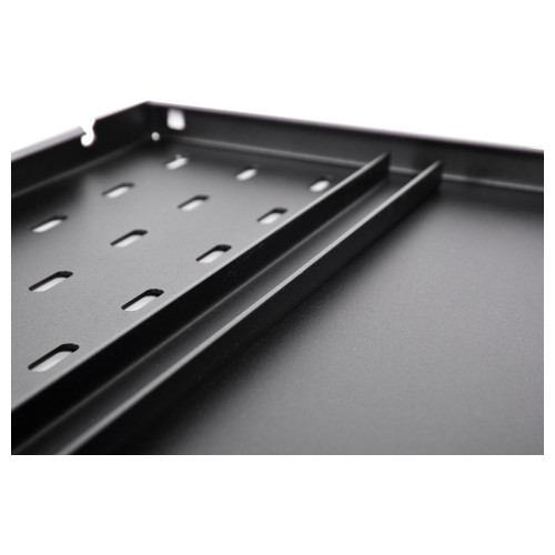 Полка стационарная для аккумуляторов ЦМО СВ-58АК-9005 1U нагр.:200кг. 19" 580мм черный