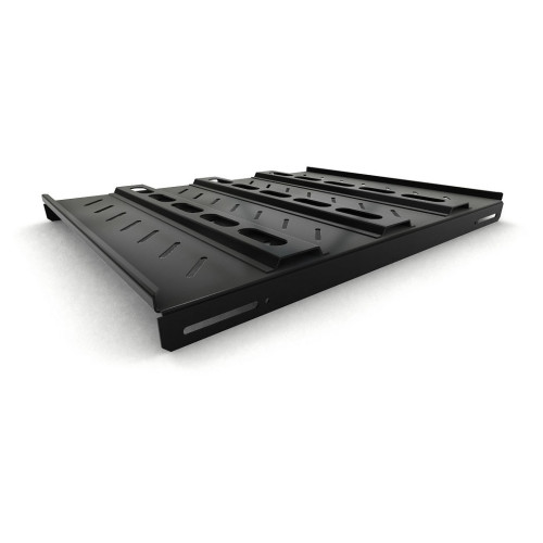 Полка стационарная Hyperline TSH3H-650-RAL9004 1U нагр.:100кг. 19" 650мм черный