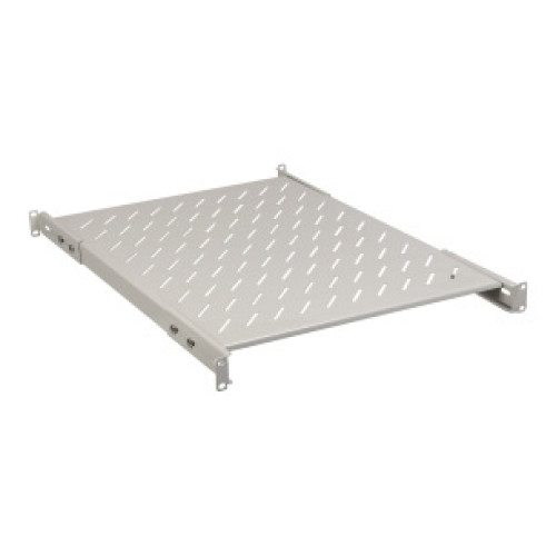Полка стационарная ITK FS35-600PI-R 1U нагр.:100кг. 19" 600мм серый