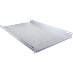 Полка стационарная NTSS NTSS-FS-H-1000 1U нагр.:100кг. 19" 750мм серый (упак.:1шт)
