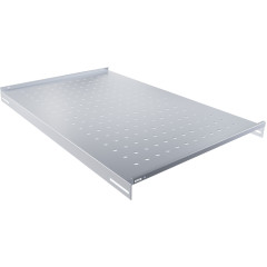 Полка стационарная NTSS NTSS-FS-H-1000 1U нагр.:100кг. 19" 750мм серый (упак.:1шт)