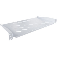 Полка стационарная NTSS NTSS-FF-250 1U нагр.:20кг. 19" 250мм серый (упак.:1шт)