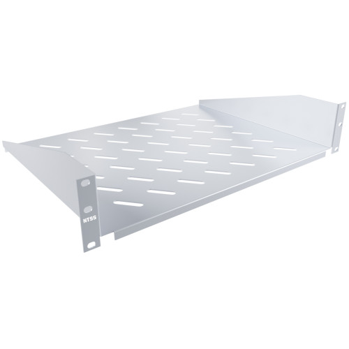 Полка стационарная NTSS NTSS-FF-350 2U нагр.:20кг. 19" 350мм серый
