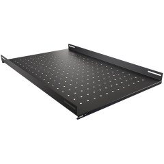 Полка стационарная NTSS NTSS-FS-H-1000-BL 1U нагр.:100кг. 19" 750мм черный (упак.:1шт)