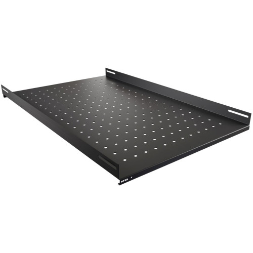 Полка стационарная NTSS NTSS-FS-H-1000-BL 1U нагр.:100кг. 19" 750мм черный (упак.:1шт)