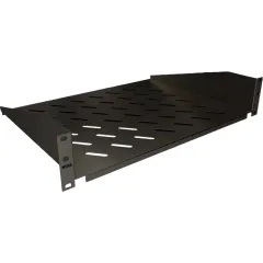 Полка стационарная NTSS NTSS-FF-350-BL 2U нагр.:20кг. 19" 350мм черный