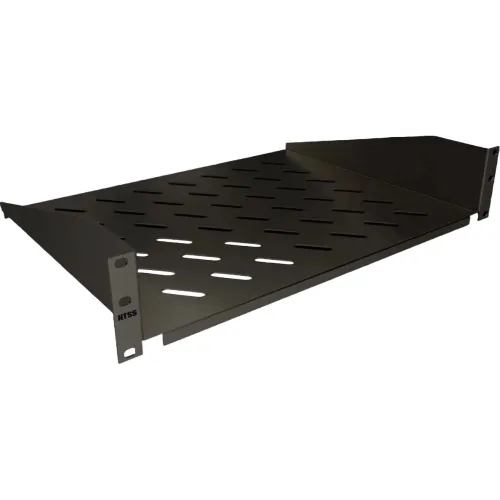 Полка стационарная NTSS NTSS-FF-350-BL 2U нагр.:20кг. 19" 350мм черный