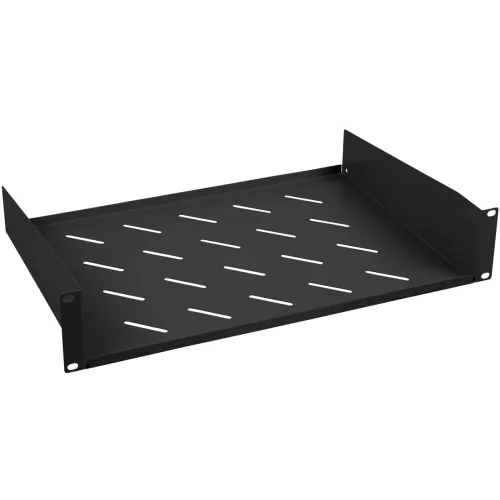 Полка стационарная Cabeus SH-J017-2U-315-BK 2U нагр.:20кг. 19" 315мм черный