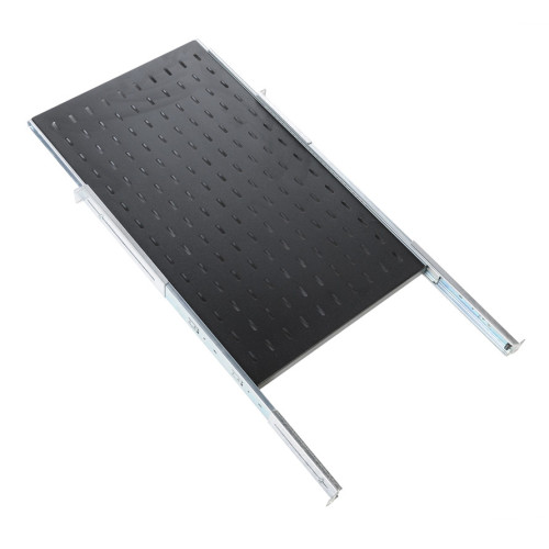 Полка выдвижная ЦМО ТСВ-100-9005 1U нагр.:30кг. 19" 1000мм черный (упак.:1шт)