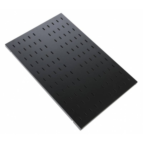 Полка стационарная ЦМО СВ-100-9005 0.5U нагр.:45кг. 19" 1000мм черный (упак.:1шт)