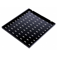 Полка стационарная ЦМО СВ-100-9005 0.5U нагр.:45кг. 19" 1000мм черный (упак.:1шт)