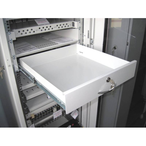 Ящик выдвижной для документации ЦМО ТСВ-Д-3U.450 3U 19" 450мм серый (упак.:1шт)