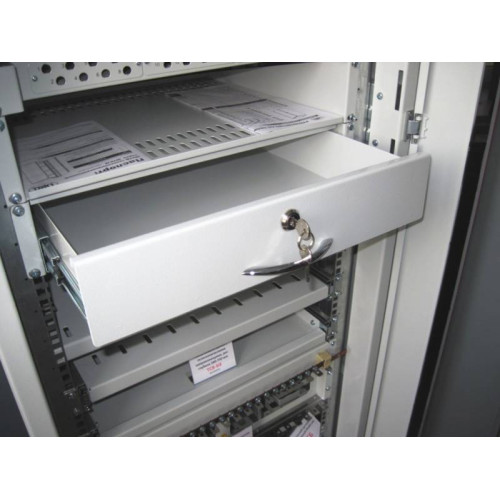 Ящик выдвижной для документации ЦМО ТСВ-Д-3U.450 3U 19" 450мм серый (упак.:1шт)