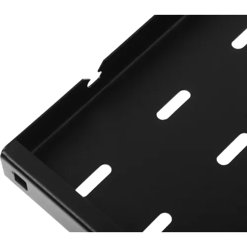 Полка стационарная ЦМО СВ-45-9005 0.5U нагр.:45кг. 19" 450мм черный (упак.:1шт)