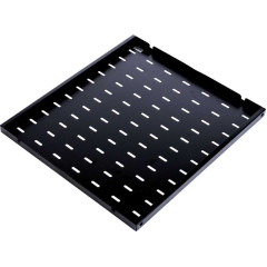 Полка стационарная ЦМО СВ-58-9005 0.5U нагр.:45кг. 19" 582мм черный (упак.:1шт)