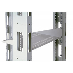 Полка стационарная ЦМО МС-40 2U нагр.:15кг. 19" 400мм серый (упак.:1шт)