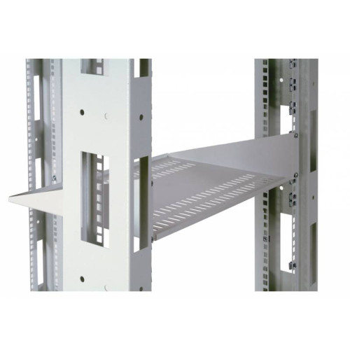 Полка стационарная ЦМО МС-40 2U нагр.:15кг. 19" 400мм серый (упак.:1шт)