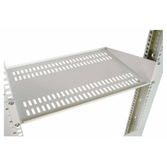 Полка стационарная ЦМО МС-40 2U нагр.:15кг. 19" 400мм серый (упак.:1шт)