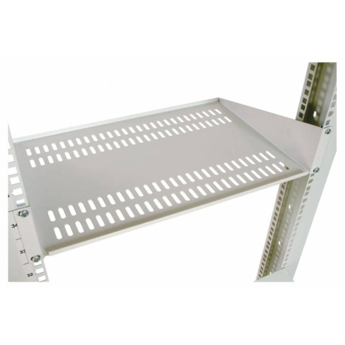 Полка стационарная ЦМО МС-40 2U нагр.:15кг. 19" 400мм серый (упак.:1шт)