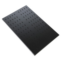 Полка стационарная ЦМО СВ-62У-9005 1U нагр.:100кг. 19" 622мм черный (упак.:1шт)