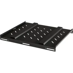 Полка стационарная Lanmaster TWT-CBB-S4-6/100 1U нагр.:100кг. 19" 350мм черный (упак.:1шт)