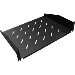 Полка стационарная Lanmaster TWT-CB-SF350-2U/60 2U нагр.:60кг. 19" 350мм черный (упак.:1шт)