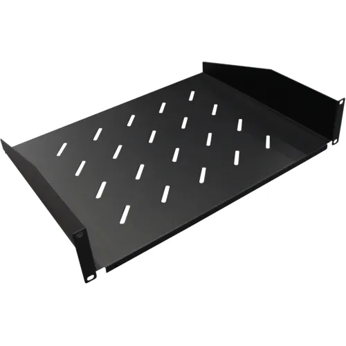 Полка стационарная Lanmaster TWT-CB-SF350-2U/60 2U нагр.:60кг. 19" 350мм черный (упак.:1шт)