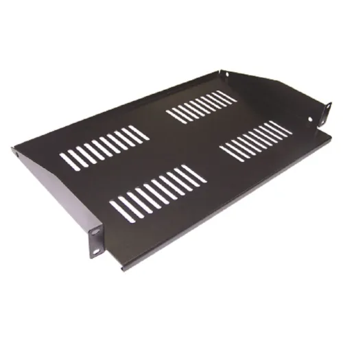 Полка стационарная Lanmaster TWT-CB-SF350-2U/60 2U нагр.:60кг. 19" 350мм черный (упак.:1шт)