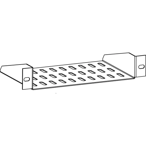 Полка стационарная ЦМО МС-15-10 1U 10" серый (упак.:1шт)