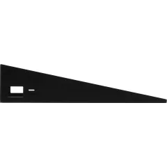 Полка стационарная ЦМО МС-40-9005 2U нагр.:15кг. 19" 400мм черный (упак.:1шт)