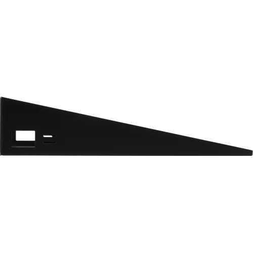 Полка стационарная ЦМО МС-40-9005 2U нагр.:15кг. 19" 400мм черный (упак.:1шт)