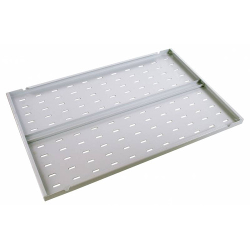 Полка стационарная ЦМО СВ-100У 0.5U нагр.:100кг. 19" 1000мм серый (упак.:1шт)