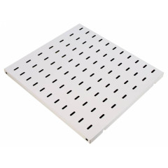 Полка стационарная ЦМО СВ-45 0.5U нагр.:45кг. 19" 450мм серый (упак.:1шт)