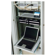 Полка выдвижная для клавиатуры ЦМО ТСВ-К4 1U нагр.:30кг. 19" 455мм серый (упак.:1шт)