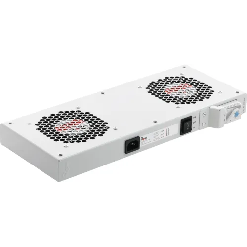 Модуль вентиляторный Rem (R-FAN-2T) 2 вент. с термостатом серый (упак.:1шт)