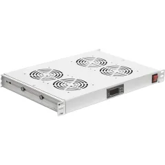 Модуль вентиляторный NTSS (NTSS-FAN4/19T) 4 вент. с термостатом с контроллером серый (упак.:1шт)