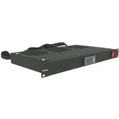 Модуль вентиляторный NTSS (NTSS-FAN3/19T-BL) 3 вент. с термостатом с контроллером черный