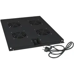 Модуль вентиляторный Cabeus (TRAY-80-BK) 4 вент. черный