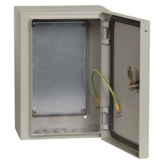 Щит распределительный IEK YKM40-321-54 ЩМП-3.2.1-0 У2 навесной 210мм 150мм 300мм 630A 6шт металл IP54 серый (упак.:1шт)