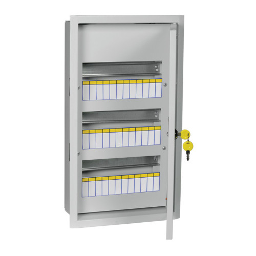 Щит распределительный IEK MKM14-V-36-30-T TITAN 3 ЩРв-36з-3 36 УХЛ3 встраиваемый 310мм 120мм 540мм 36мод. металл IP31 серый (упак.:1шт)