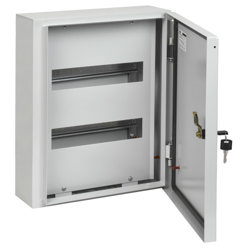 Щит распределительный IEK MKM11-N-24-54-Z TITAN 3 ЩРн-24з-0 У2 навесной 330мм 120мм 410мм 24мод. металл IP54 серый (упак.:1шт)