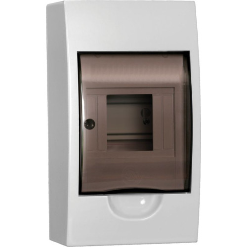 Щит распределительный IEK MKP12-N-04-40-20 ЩРН-П-4 для установки модульных устройств навесной 112мм 93мм 200мм 660B 4мод. пластик IP41 белый с возможностью установки счетчика (упак.:1шт)