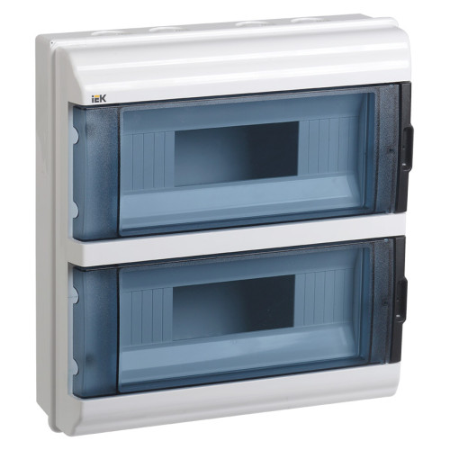 Щит распределительный IEK MKP72-N3-24-55 КМПн-24 IP55 для установки модульных устройств навесной 306мм 108мм 328мм 660B 24мод. пластик IP55 белый (упак.:1шт)