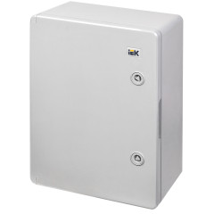 Щит распределительный IEK MKP93-N-403017-65 ЩМПп для установки силового оборудования навесной 300мм 170мм 400мм 230B 100A пластик IP65 серый антивандальный (упак.:1шт)