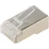 Коннектор WRline (WR-8P8C-5E-SH) FTP кат.5E RJ45 прозрачный (упак.:100шт)