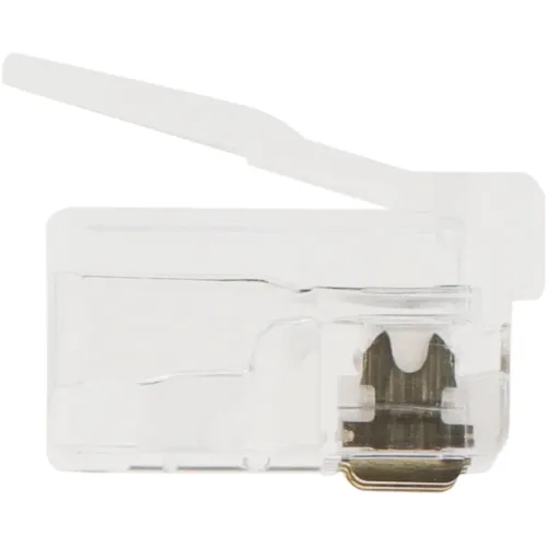 Коннектор Hyperline PLUG-6P6C-P-C2-100 (упак.:100шт) 100м прозрачный