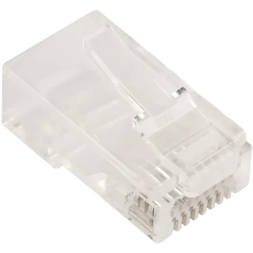 Коннектор Lanmaster (LAN-EZ45-8P8C/U6-100) UTP кат.6 RJ45 прозрачный (упак.:100шт)