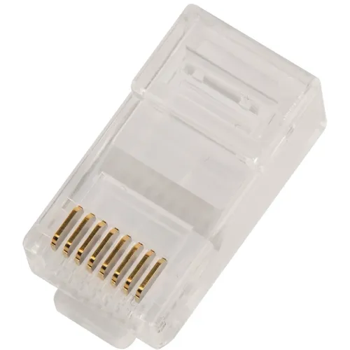 Коннектор Lanmaster (LAN-EZ45-8P8C/U6-100) UTP кат.6 RJ45 прозрачный (упак.:100шт)