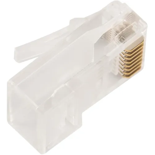 Коннектор Lanmaster (LAN-EZ45-8P8C/U6-100) UTP кат.6 RJ45 прозрачный (упак.:100шт)